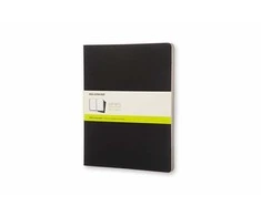 Užrašų knygutė Moleskine Cahier, 21x30cm, balti lapai, minkštu viršeliu, mėlynos spalvos