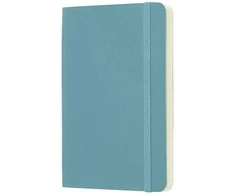 Užrašų knygutė Moleskine Classic, 9x14cm, linijomis, minkštu viršeliu, mėlynos spalvos