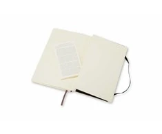 Moleskine Srl Užrašų knygutė Moleskine Classic 9x14cm, langeliais, minkštu viršeliu, juodos spalvos