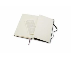 Užrašų knygutė Moleskine Classic 9x14cm, linijomis, kietu viršeliu, juodos spalvos