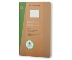 *Užrašų knygutė Moleskine Evernote 13x21cm, linijomis, minkštu viršeliu, 2vnt/pak, rudos spalvos