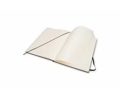 Užrašų knygutė Moleskine Sketchbooks A4, baltais lapais, kietu viršeliu, juodos spalvos