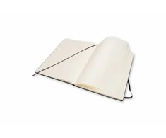 Užrašų knygutė Moleskine Sketchbooks A4, baltais lapais, kietu viršeliu, juodos spalvos