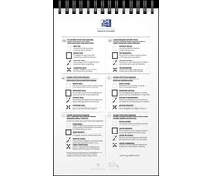Užrašų knygutė Oxford Task Manager 125x200mm 70 lapų 90g spiralė viršuje