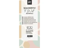 Užrašų knygutė su magnetu (Darbų sąrašas), 50 lapų, 89x210mm