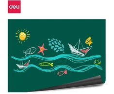 Vaikiška magnetinė/kreidinė lenta Deli 600x900mm, lipni