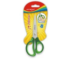 Vaikiškos žirklės Keyroad 15cm, minkštos, ergonomiškos rankenos