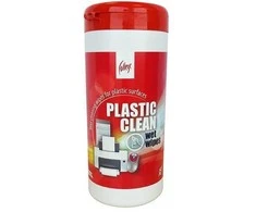 Servetėlės plastikinių paviršių valymui College, 100 drėgnų servetėlių plastikinėje dėžutėje