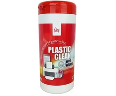 Servetėlės plastikinių paviršių valymui College, 100 drėgnų servetėlių plastikinėje dėžutėje