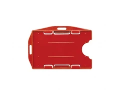 *Vardinių kortelių dėklas dvipusis 55x85mm raudonas 80141 SPR/10