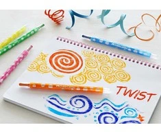 „Faber-Castell“ – „Twistable Wax Crayons“ kartonas (24 vnt) (120004)