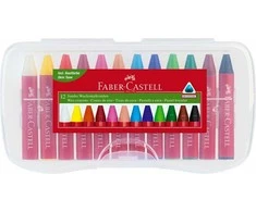 Vaškinės kreidelės Faber-Castell Jumbo, 12 spalvų