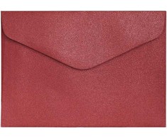 Galeria Papieru Vokai Galeri Papieru, C6 Pearl red, 150g/m2, 10 vnt./pak.