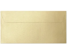 Galeria Papieru Vokai Galeri Papieru, DL Pearl auksinis, 110 x 220 mm, 120 g/m2, 10 vnt./pak.