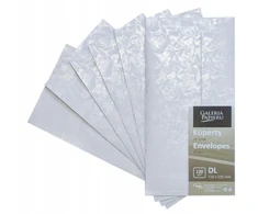 Galeria Papieru Vokai Galeri Papieru, DL Roses baltas, 120g/m2, 10 vnt./pak.