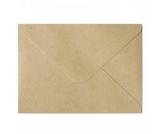 Galeria Papieru Vokas 70x100mm pastelinės tamsiai smėlio spalvos, 120g/m2, 10vnt