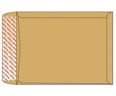 Eurocopert Vokas B4, 250x353mm, su nuplėšiama juostele, sutvirtintu dugnu, 40mm praplatėjimas, rudos spalvos