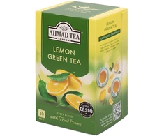 Žalioji vaisinė arbata Ahmad Lemon Vitality, 20x2g
