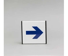 Ženklas informacinis 1.14 Kryptis, 93x93mm !