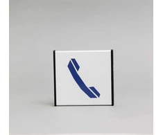 *Ženklas informacinis 1.16 Telefonas, 93x93mm