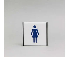 Informacinė lentelė 1.19 Moterų tualetas, 93mm x 93mm 0616-118