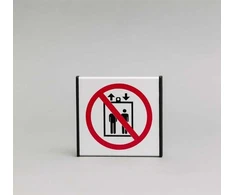 *Ženklas informacinis 1.3 Liftas kroviniams, 93x93mm
