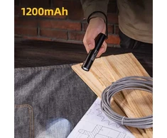 Žibintuvėlis DELI su 3W baterija 1200mAh LED aliuminio korpusu