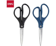 Žirklės DELI 160 mm, juodos/mėlynos spalvos