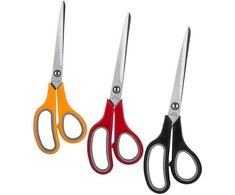Žirklės DELI 38369, 23cm, Soft Touch, įvairių spalvų