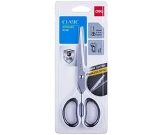 Žirklės DELI 6058 17.5cm soft touch įv. spalvų