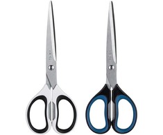 Žirklės DELI 6058 17.5cm soft touch įv. spalvų