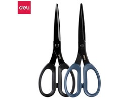 Žirklės DELI Ergo 21cm, juodos