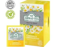Žolelių arbata Ahmad Camomile and Lemongrass, 20x1,5g