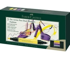 Faber-Castell – Indijos rašalas PAP Dual Marker fashion (5 vnt) (162006)