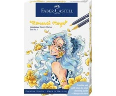 Žymekliai piešimui Faber-Castell Gofa Romantic Manga 1