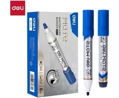Žymeklis baltai lenta Deli Mate EU05,1,8 mm apvalus galiukas, mėlynos spalvos