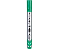Bez Marki Žymeklis baltai lentai Deli U00150 žalias, apvalus galiukas, 2mm