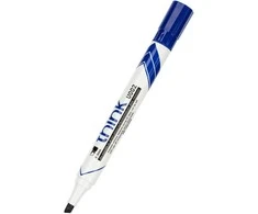 Žymeklis baltai lentai Deli U00220 mėlynos spalvos, kirstu galiuku 2-5 mm