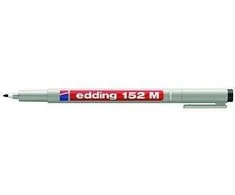 Žymeklis Edding 152M, skirtas plėvelėms,juodos spalvos, 1mm