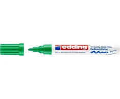 Žymeklis Edding 4000 lako pagrindu, apvaliu galiuku, 2-4mm, skirtas dekoravimui, matinės žalios spalvos