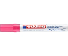 *Žymeklis Edding 4040 lako pagrindu, apvaliu galiuku, 1-2mm, skirtas dekoravimui, matinės rožinės spalvos