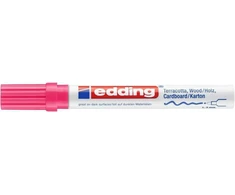 *Žymeklis Edding 4040 lako pagrindu, apvaliu galiuku, 1-2mm, skirtas dekoravimui, matinės rožinės spalvos