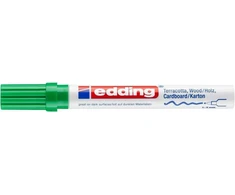 Žymeklis Edding 4040 lako pagrindu, apvaliu galiuku, 1-2mm, dekoravimui, matinės žalios spalvos