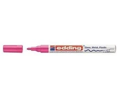 Žymeklis Edding 751 lako pagrindu, apvaliu galiuku, 1-2mm, rožinės spalvos