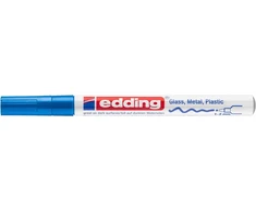 Žymeklis Edding 751 lako pagrindu, apvaliu galiuku, 1-2mm, skirtas dekoravimui, mėlynos spalvos
