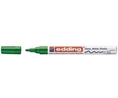 Žymeklis Edding 751 lako pagrindu, apvaliu galiuku, 1-2mm, žalios spalvos