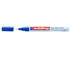 Žymeklis Edding 780 lako pagrindu, apvaliu galiuku, 0,8mm, mėlynos spalvos
