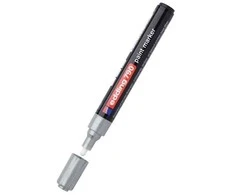 Žymeklis Edding 790, lako pagrindu, apvaliu galiuku, 2-3mm, sidabrinės spalvos