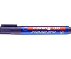 Žymeklis popieriui Edding 30 brilliant, apvaliu galiuku, 1.5-3mm, violetinės spalvos