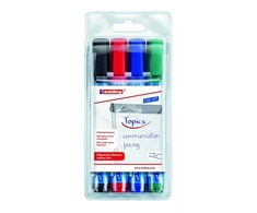 Žymeklių popieriui rinkinys Edding 380, 1,5-3mm, 4 spalvos